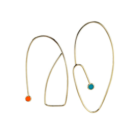 Popper Pairs, Orange and Blue