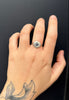 Engraved Star Signet Ring, Sapphire