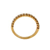 French Cut Diamond Half Eternity