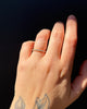 French Cut Diamond Half Eternity