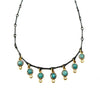 Amazonite Diamond Dangle Necklace