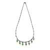 Amazonite Diamond Dangle Necklace