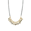 Gray Diamond Fringe Necklace