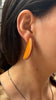 Diam Slice Earrings, Green
