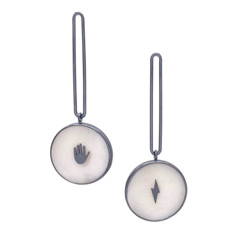 Exclamation Icon Earrings