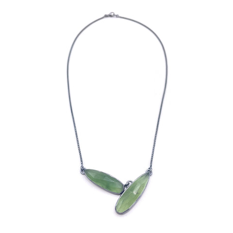 Duo Necklace, Serpentine