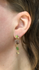 Green Gem Drop Earrings