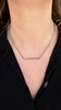 Gold Dust Bar Chain Necklace