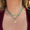 MAGIA! Emerald and Amazonite Necklace