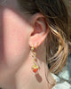 Strawberry Spiral Earrings