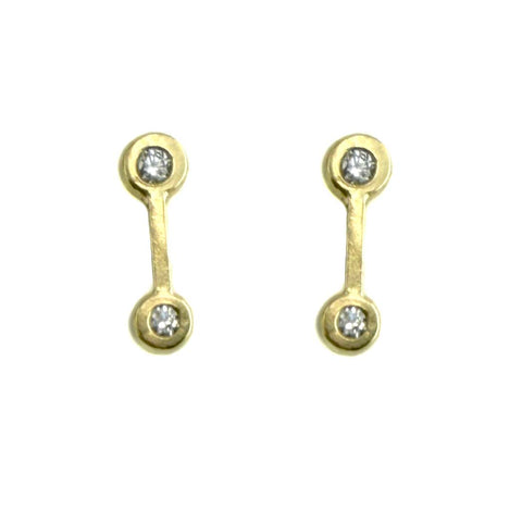 Diamond Bar Studs