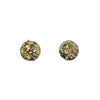 Round Gold Dust Studs