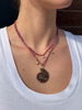 Magia! Pink Tourmaline and Ammonite Necklace