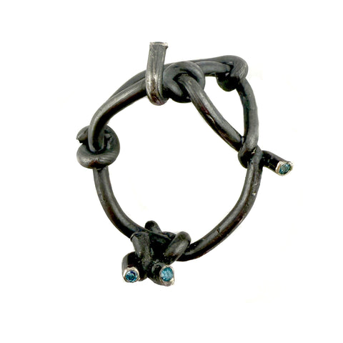 Barbed Twist Brooch