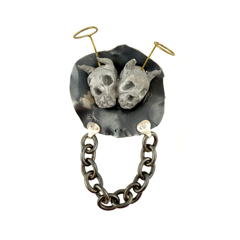 You + Me Brooch