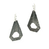 Hammered Hexagon Earrings