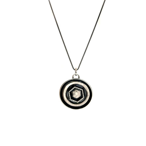 Hexagon and Circle Formed Pendant