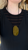 Red Oval Meditations Necklace