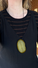 Green Oval Meditations Necklace