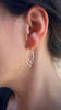 Small Concentric Raindrop Earrings