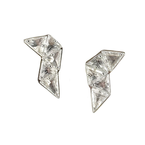 Trillion Diamond Studs