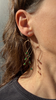Lattice Hook Earrings, Jade