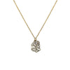 Pin Set Diamond Portrait Necklace