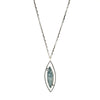 Marquise Rough Aquamarine Pendant