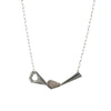 Asymmetrical Form and Texture Necklace