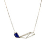 Asymmetrical Lapis Necklace
