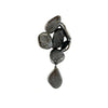 Rainbow Moonstone Cluster Brooch