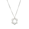 Rainbow Moonstone Crystal Necklace