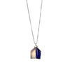 Lapis Mirror Tab Pendant