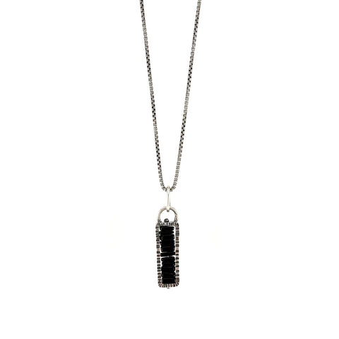 Onyx Abacus Box Pendant
