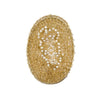 Golden Mirror Lace Brooch