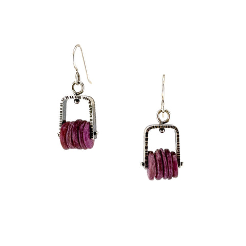 Ruby Climb Earrings