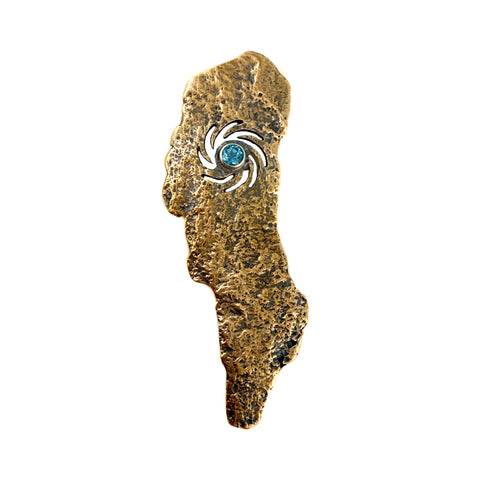 Rock You Like a Hurricane Brooch