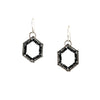 Hex Geode Spinel Earrings