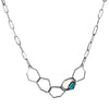 Amazonite Hinged Tab Necklace