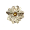 Dahlia With Dewdrops Brooch