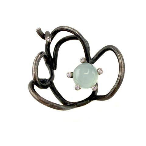 Floral Twist Brooch