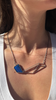 Asymmetrical Lapis Necklace