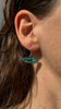 Amazonite Oval Geode Earrings