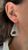 Long Hexagon Sheet Earrings