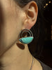 Petrified Wood Double Arc Studs