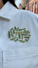 Green Mosaic Brooch