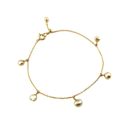 Baby South Sea Keshi Pearl Bracelet
