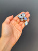 Rainbow Moonstone Cluster Brooch
