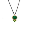 Chrysoprase Dot Necklace