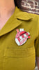 Tin Man, Tin Heart Brooch